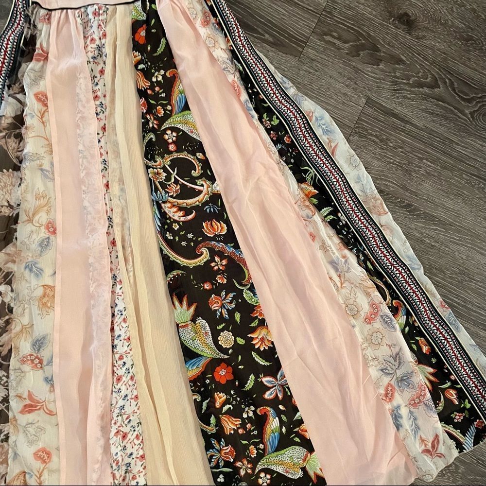 Altar'd State Pink Floral Patchwork Maxi Dress - Picture 4 of 8